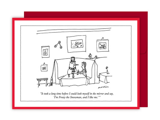 I'm Frosty | New Yorker Christmas Cartoon Card