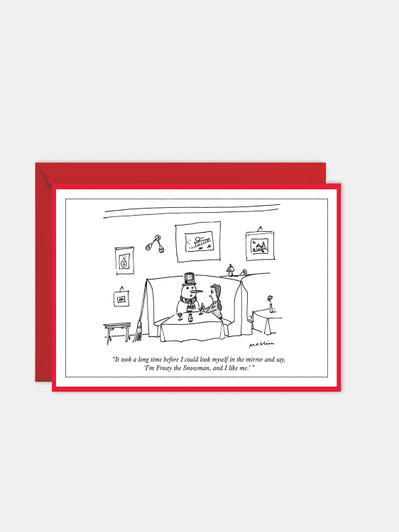 I'm Frosty | New Yorker Christmas Cartoon Card