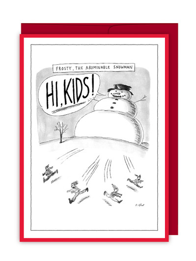 Abominable Frosty | New Yorker Christmas Cartoon Card