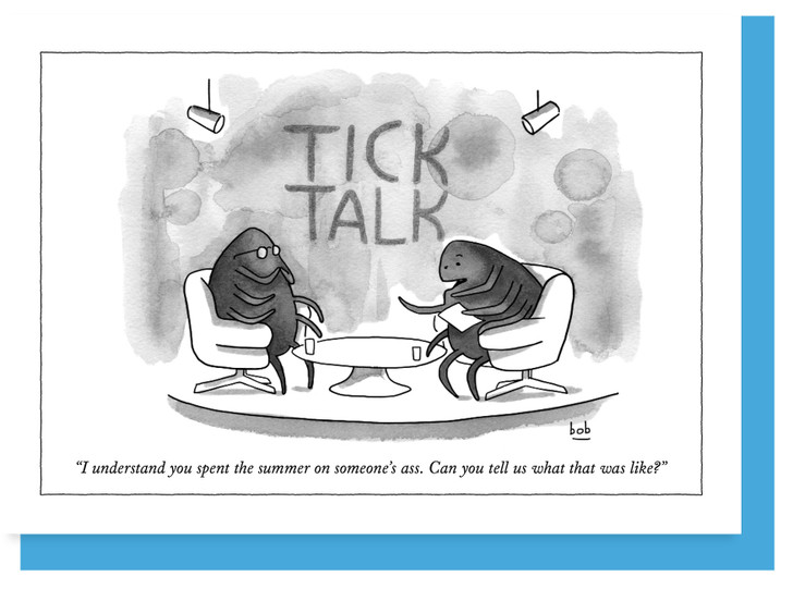 Tick Talk - New Yorker Cartoon Card - NYC387