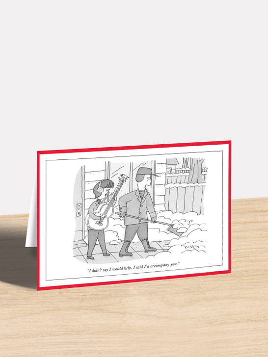 Accompany You | New Yorker Christmas Card