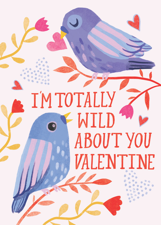 Wild About You - Nelson Line Valentine's Day Card - NLSS18