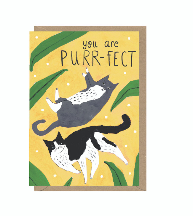 Purrfect - Friendship/Love Card - AMY20