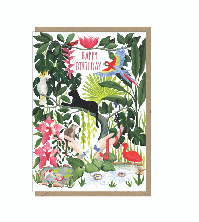 Wild Jungle - Birthday Card - BEX28