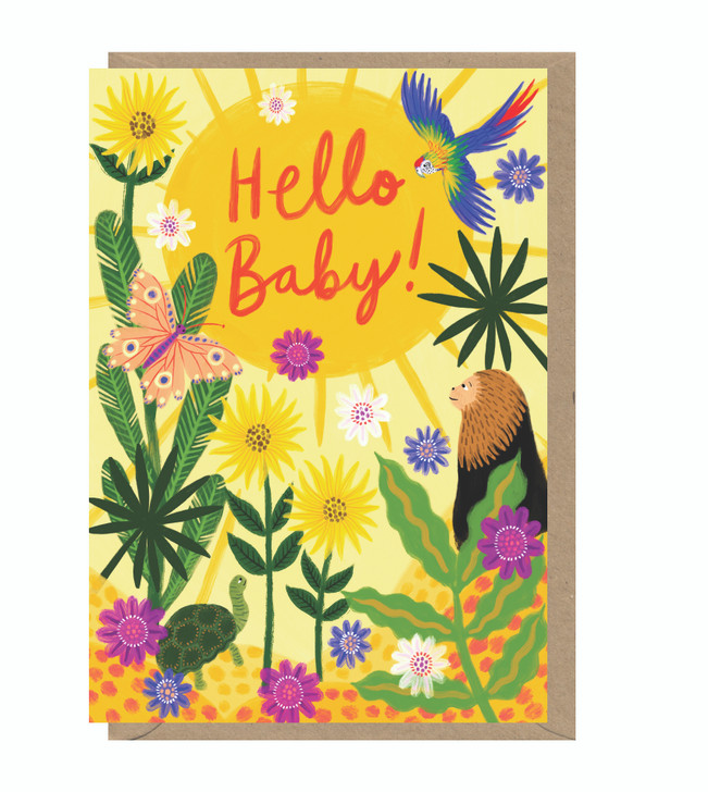 Hello Baby - New Baby Card - BO11
