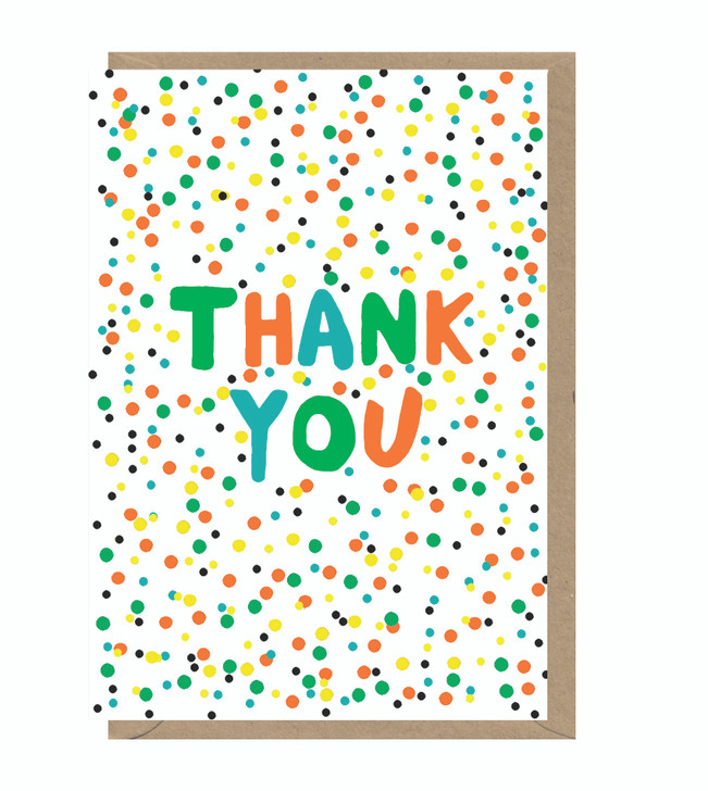 Speckled - Thank You Card - SUP50