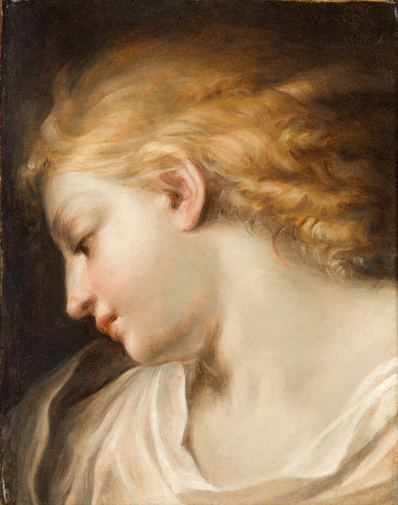 Antonio Cavallucci, Head of an Angel - Christmas Card - NMX50