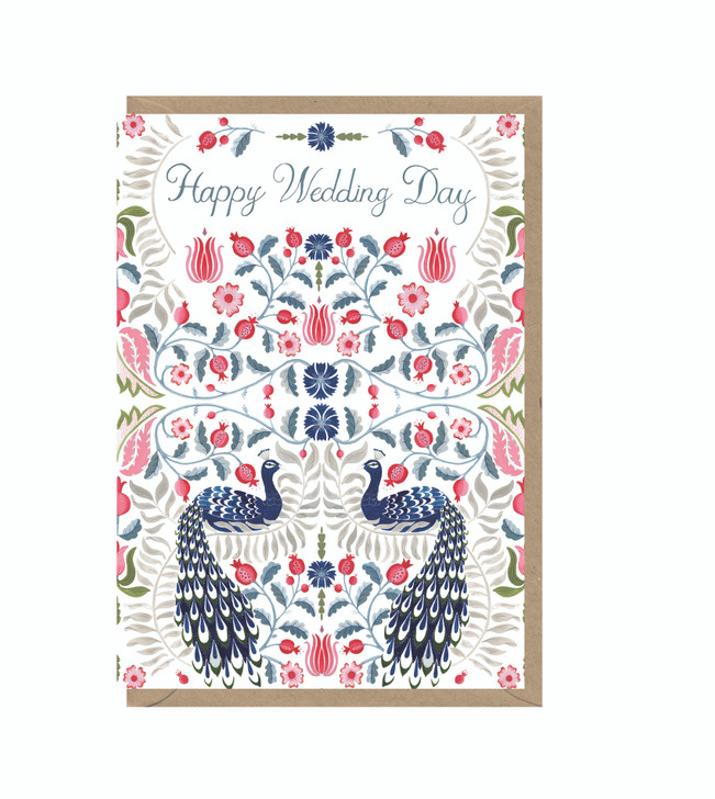 Wedding Peacocks - Wedding Card - BEX15