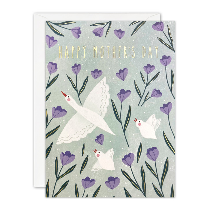 White Birds - James Ellis Mother's Day Card - J4212