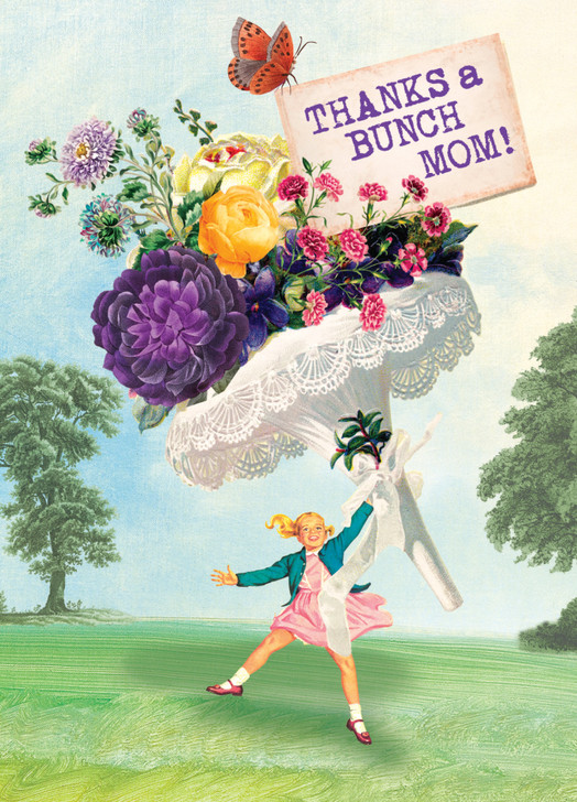 Thanks a Bunch Mom! - Nelson Line Mother's Day Card - NLSSV01