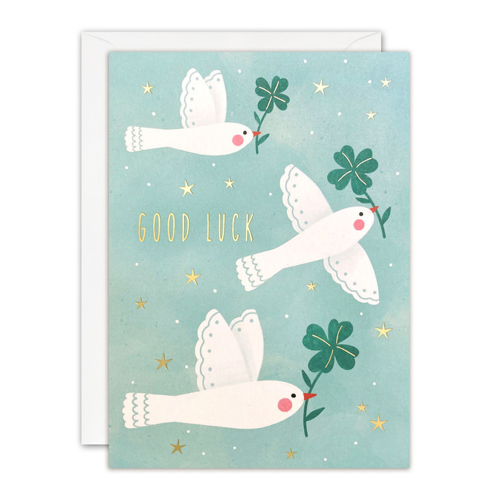 Good Luck Birds - Greeting Card - J4193