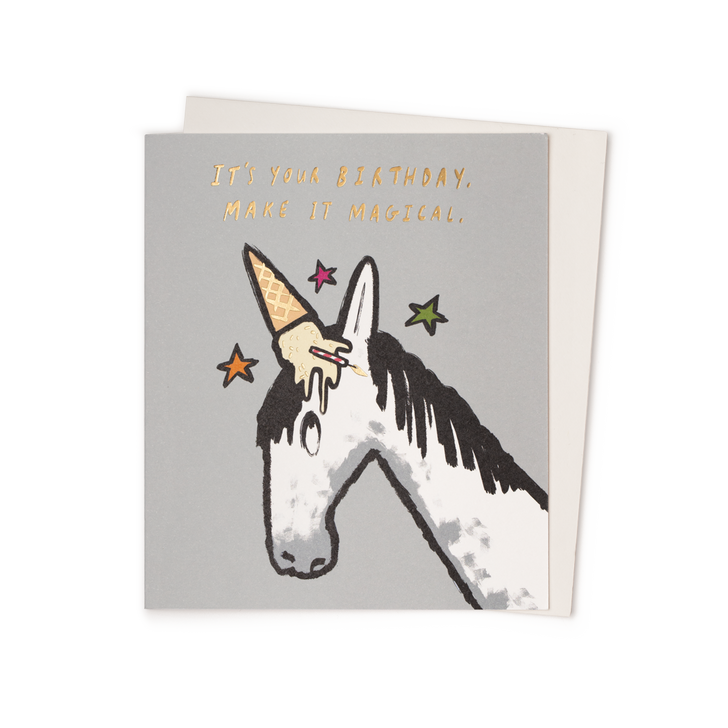 Magical Unicorn - Birthday Card - RYA07