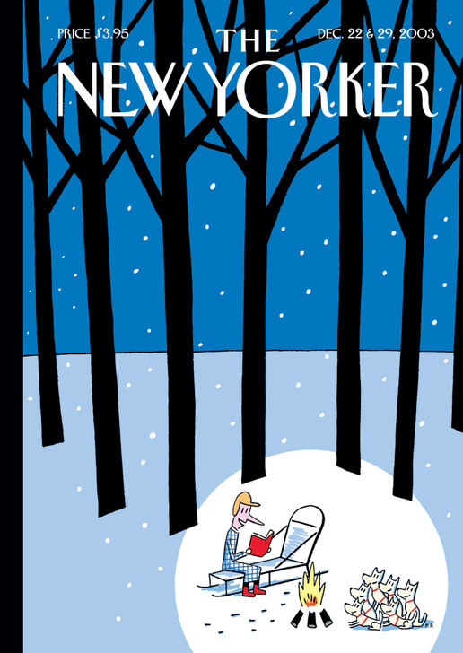 Winter Tails - New Yorker Cover Christmas Card - NYVX078