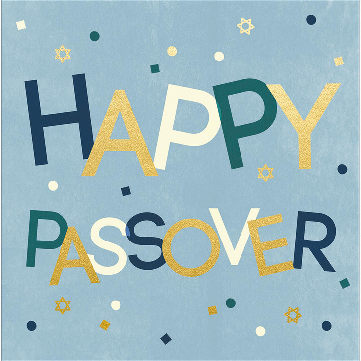 HAPPY PASSOVER - 6.5 x 6.5" CARD