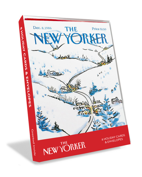 SNOW COVERED HILLS - 8/BOX NY'ER XMAS
