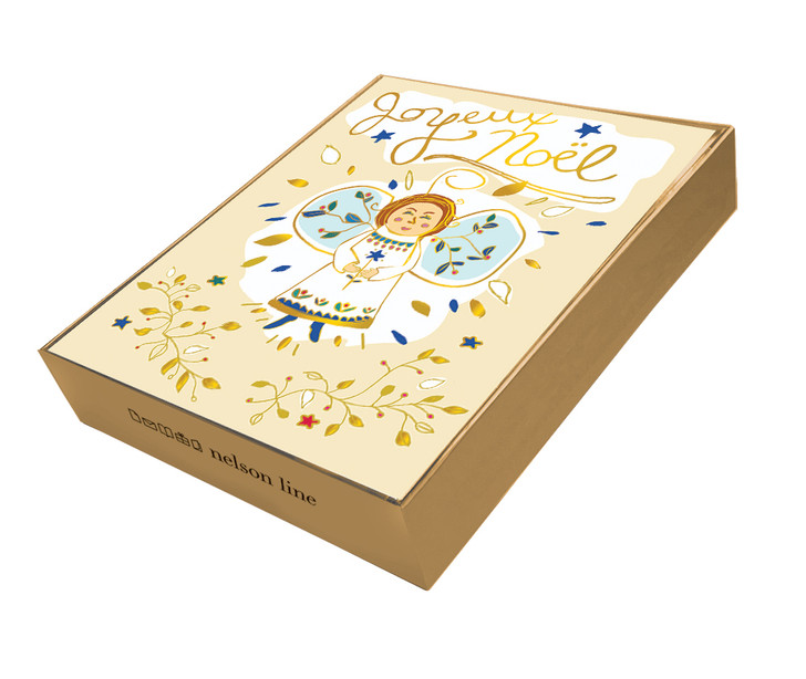 JOYEUX NOEL ANGEL- 12/BOX CONTEMPORARY XMAS