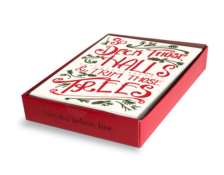 DECK THOSE HALLS- 12/BOX CONTEMPORARY XMAS