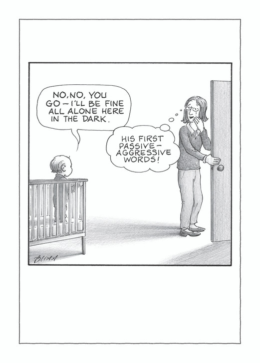 I'LL BE FINE - 5 x 7 NEW YORKER CARD