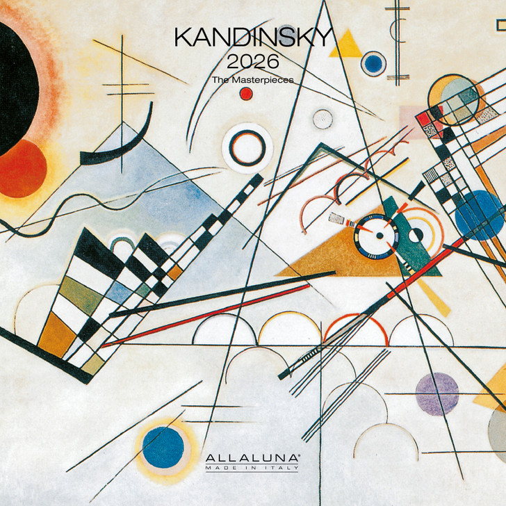 KANDINSKY - 12 x 12 WALL CALENDAR