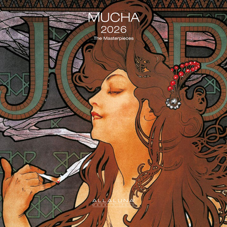 MUCHA - 7 x 7 SMALL WALL CALENDAR