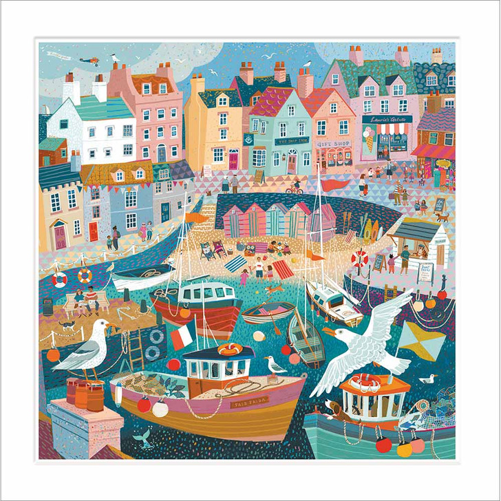 BY THE HARBOR - 6.25 x 6.25" CARD