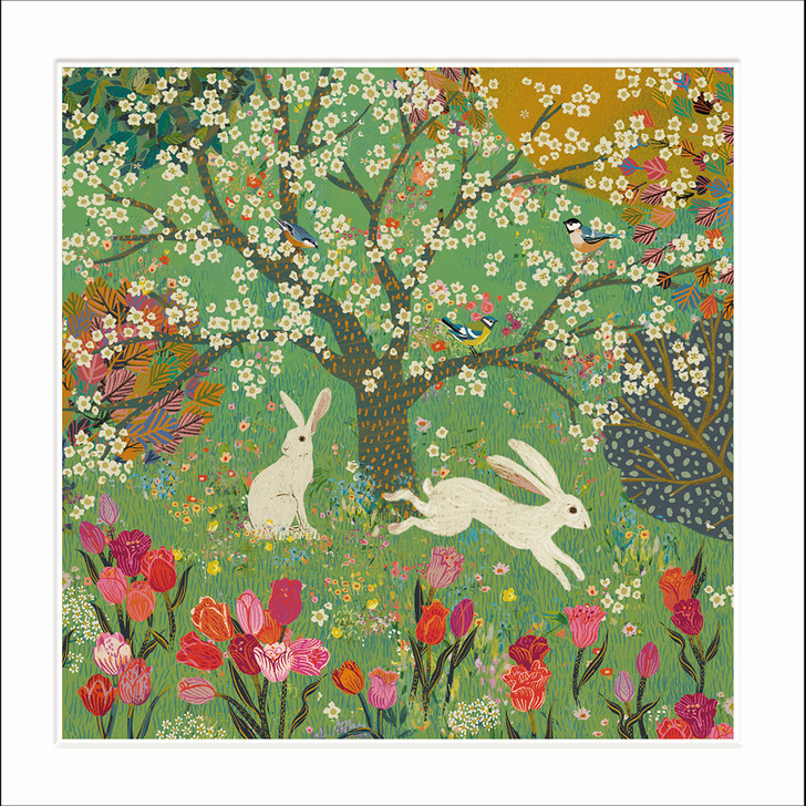 SPRING SCENE - 6.25 x 6.25" CARD