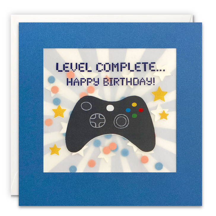 HB - LEVEL COMPLETE - 5 x 5" SHAKIES CARD