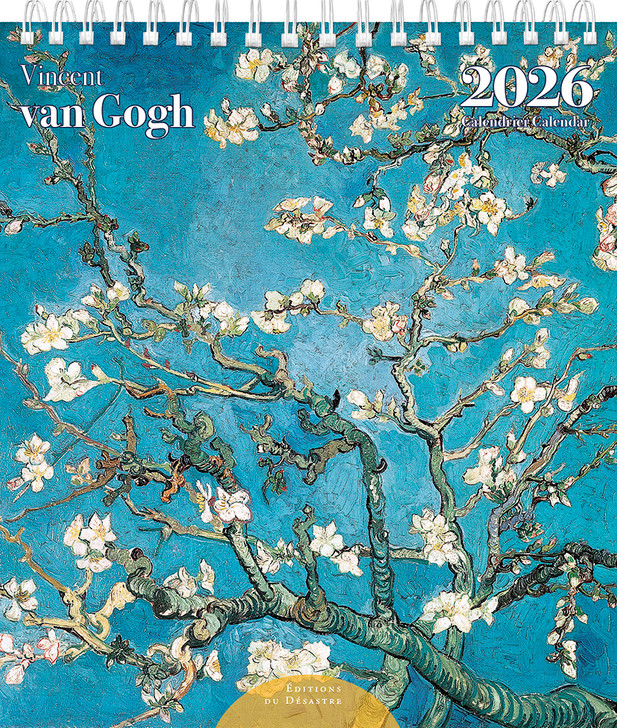 VAN GOGH - 5.5 x 6.25 DESK CALENDAR