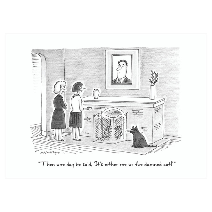 Damn Cat - Cartoon Collection | Cat Greeting Card | Nelson Line Studio