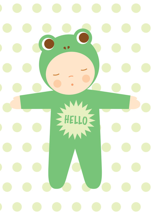 Hello Baby | General Greeting Card | Dicky Bird