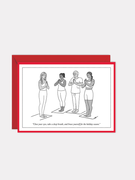 Brace Yourself 8 Cds/Env Box | New Yorker Christmas Card