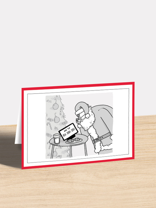 Holiday Add Tip | New Yorker Christmas Card
