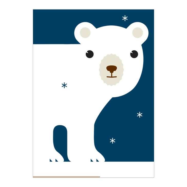 Polar Bear | Christmas Greeting Card | Dicky Bird