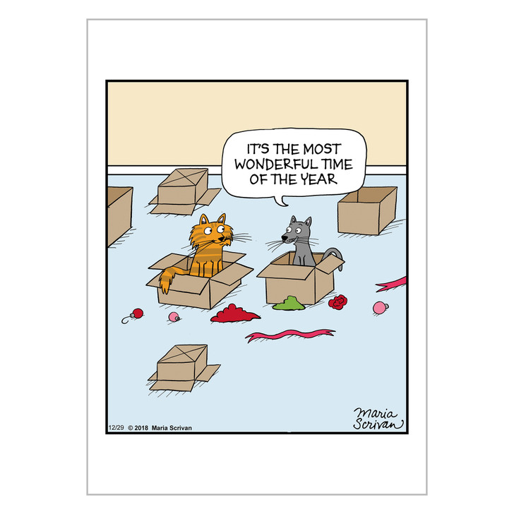 Wonderful Time | Christmas Greeting Card | Cartoon Collection