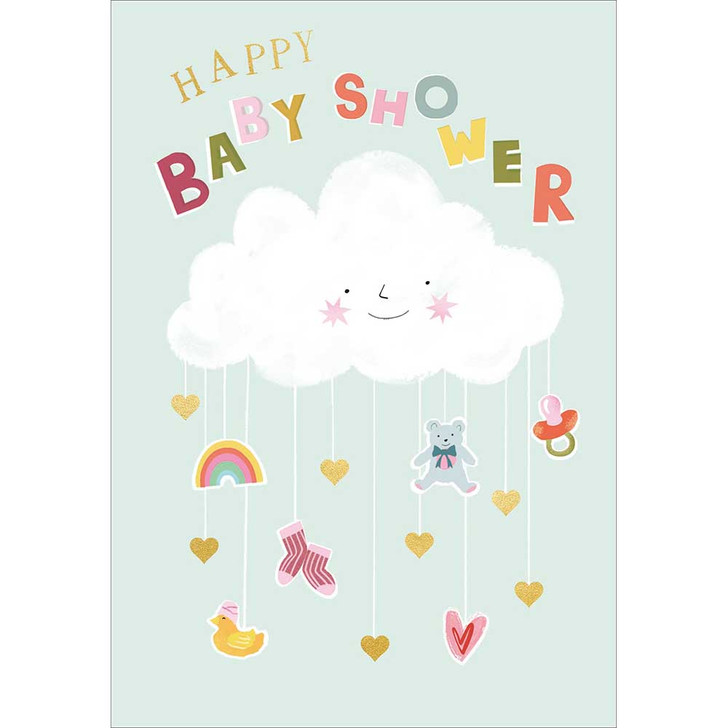 HAPPY BABY SHOWER - 5 x 7" CARD
