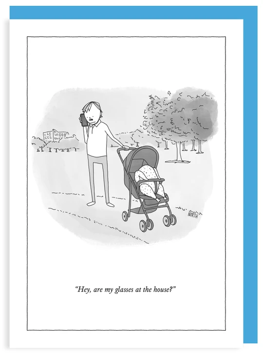 My Glasses | New Yorker Card