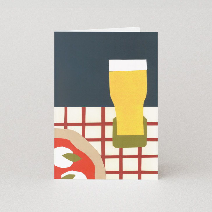 PIZZA & PINT - 4 x 6 CARD