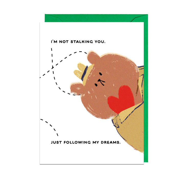 FOLLOWING MY DREAMS - 4.5 x 6.25 VALENTINE CARD