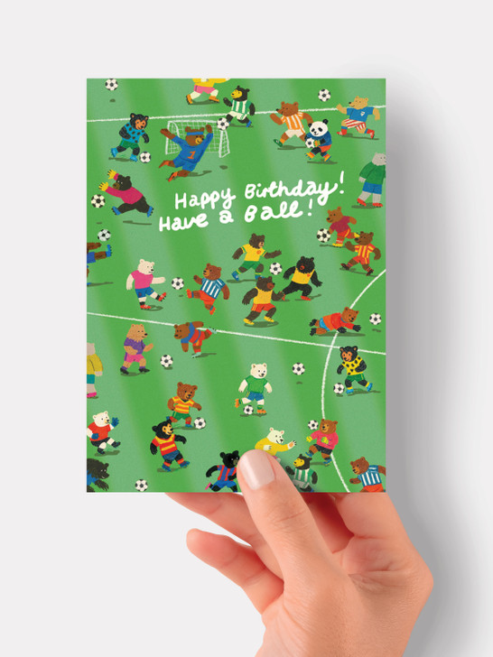 Ball Birthday - 4.5 x 6.25" Birthday Card
