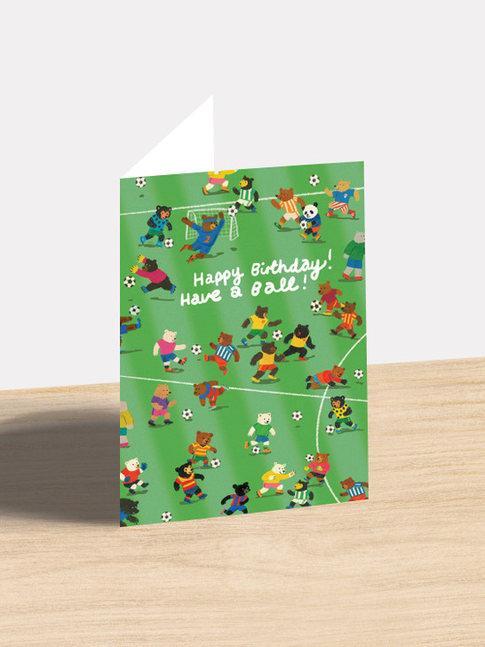 Ball Birthday - 4.5 x 6.25" Birthday Card