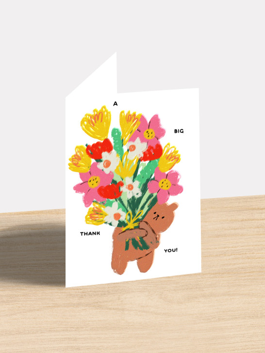 Big Thank You - 4.5 x 6.25" Thank You Card