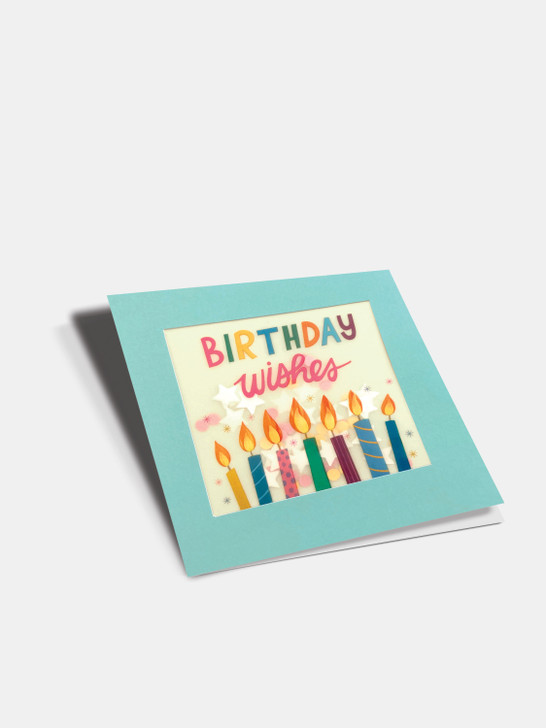 Birthday Candles - 5 x 5" Birthday Card