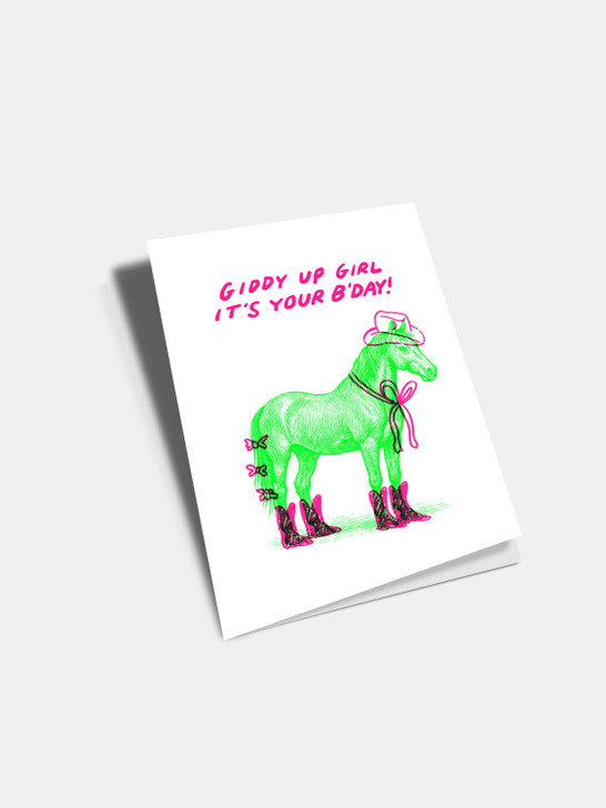 Birthday Girl - 4.5 x 6.25" Birthday Card