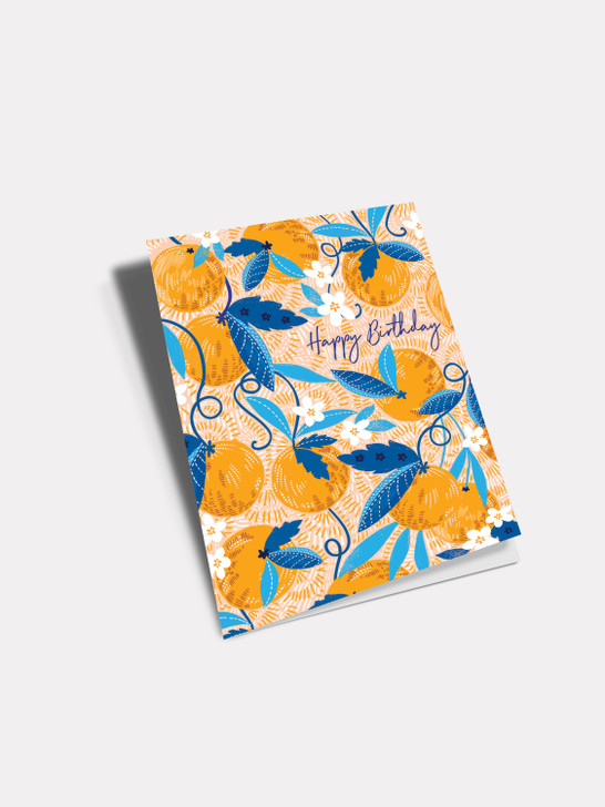 Birthday Orange | Birthday Greeting Card | Earlybird