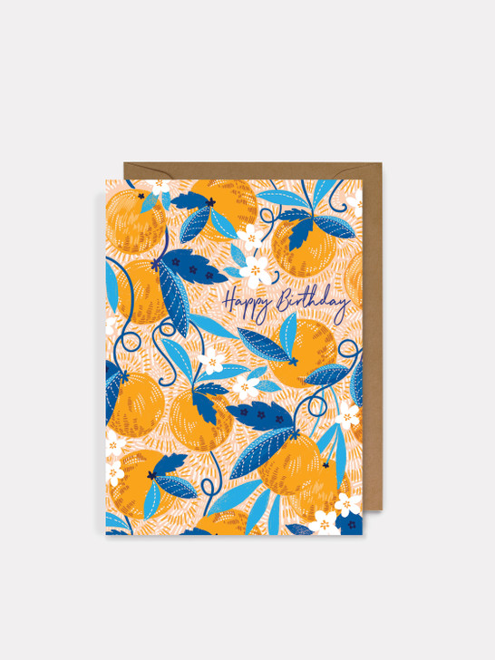 Birthday Orange | Birthday Greeting Card | Earlybird