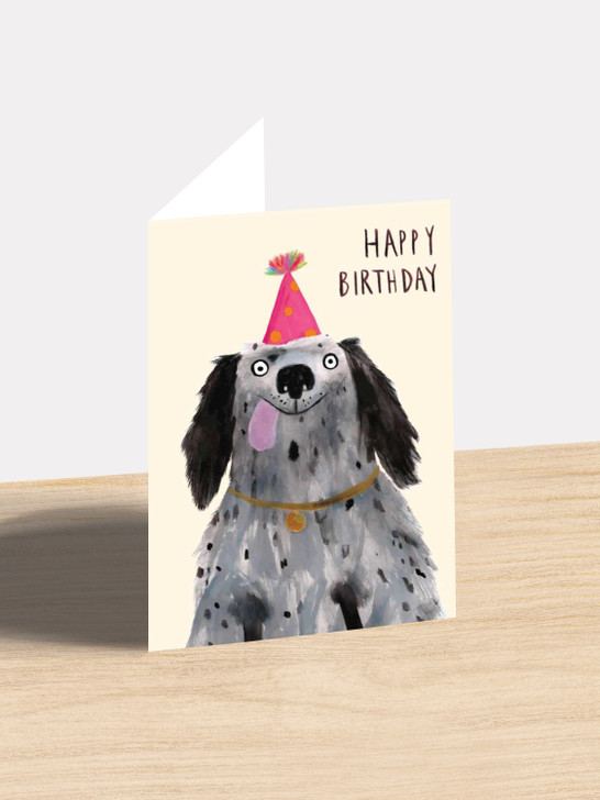 Birthday Spaniel - 4 x 6" Birthday Card