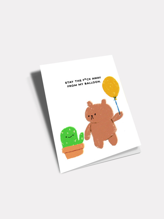 Birthday Stay Away | Birthday Greeting Card | Jolly Awesome
