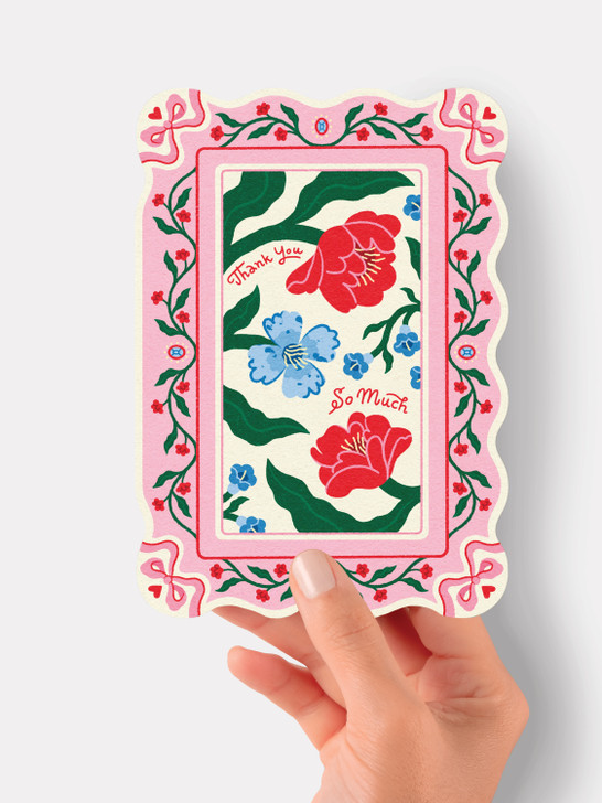 Border - 4 x 6" Thank You Card