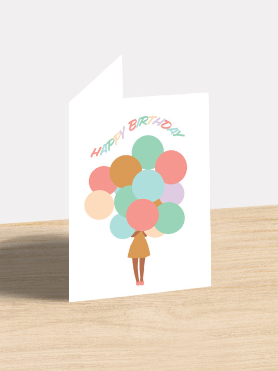 Bunch of Balloons - 4.5 x 6.25" Card