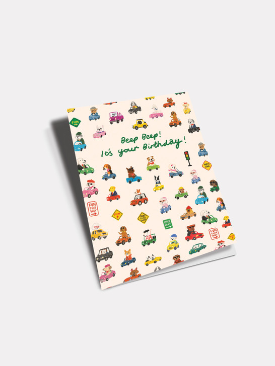 Car Birthday | Birthday Greeting Card | Jolly Awesome